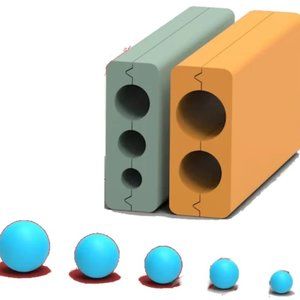 Polymer Clay Circles 2 Shape Bead Roller